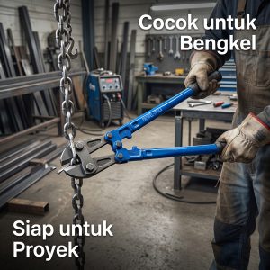 Prowel Gunting Besi Beton Rantai Bahan Baja Berkualitas Lebih Tajam Kuat Cocok untuk Memotong Besi behel Rantai Dilengkapi Tas