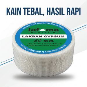 Lakban Gypsum Gipsum 30mm 3cm / 50mm 5cm Lem Kasa Gipsum 1 1/4 inch 2 inch Fiber Tape Kain kompon coumpond Bagus Murah