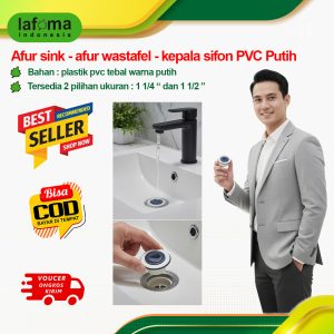 Afur Wastafel PERBUAH Afur Sink Drat 1 1/4 & 1 1/2 Inch Cuci Tangan Kepala Wastafel Saringan Stainless Bahan Plastik Tebal Kuat