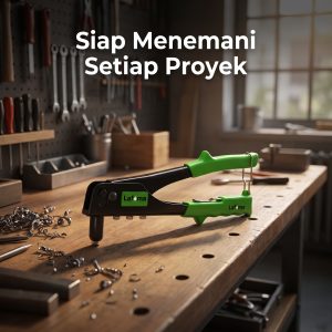 Lafma Tang Ripet - Tang Rivet - Hand Rivet 2.4 - 4.8 mm - Tembakan Paku Ripet - Hand Riveter - Ripet Pliers Aksesoris Karet tools set Engsel